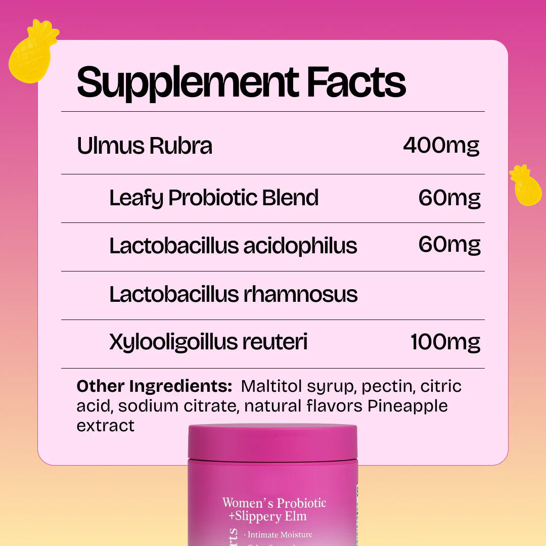 Probiotic + Slippery Elm - Vaginal Support Gummies