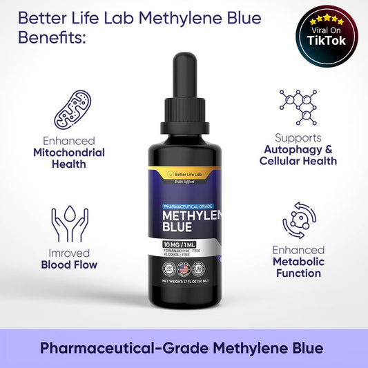 Methylene Blue - Pharmaceutical Grade 99.99% Purity